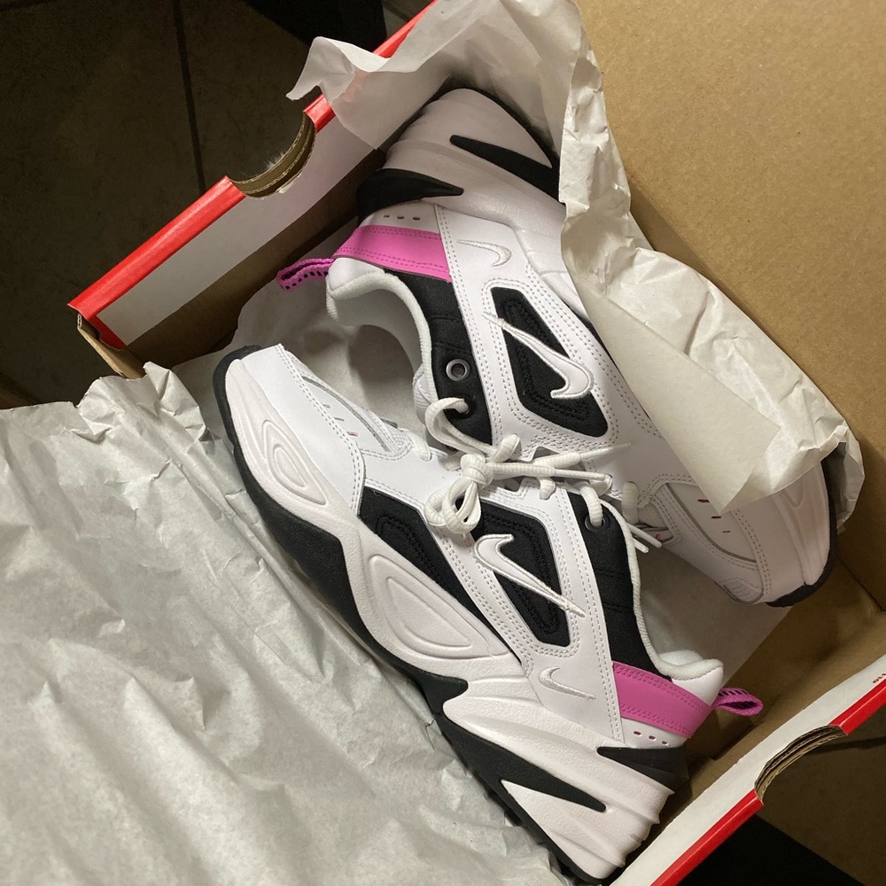 Nike M2K Tekno in China Rose and Black